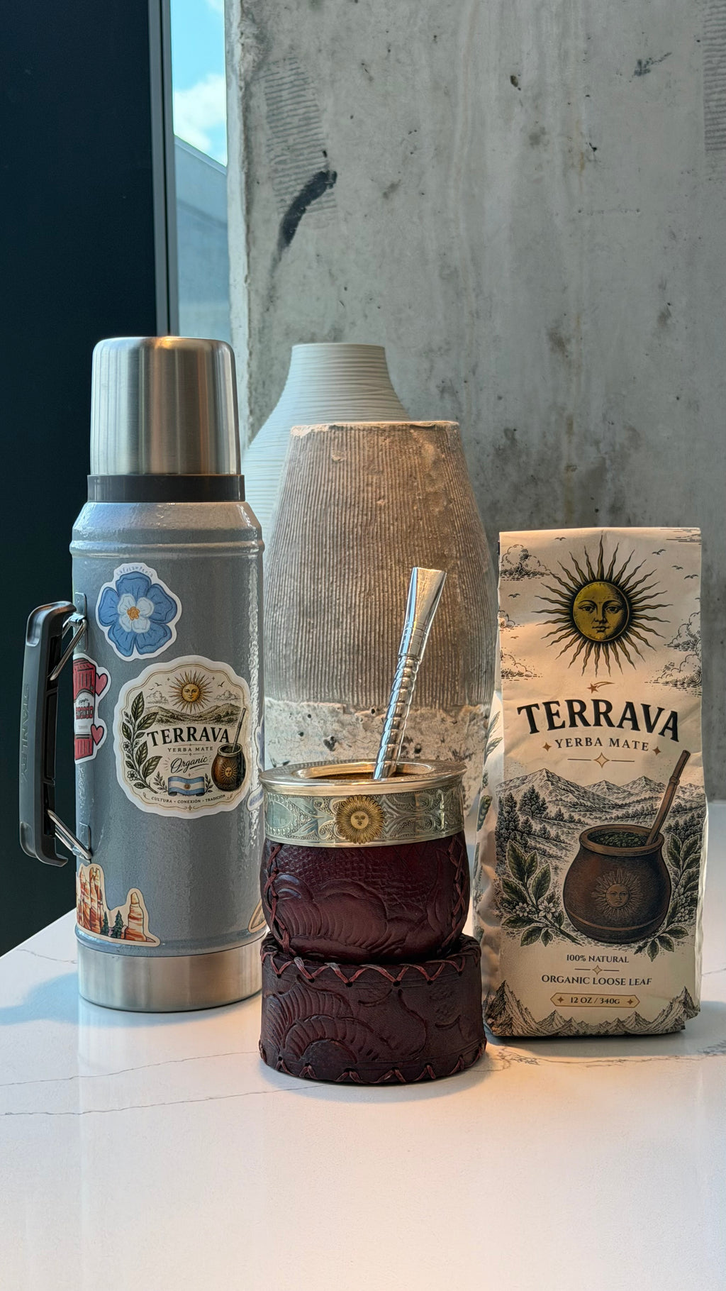 Terrava Organic Yerba Mate 2-Pack | Premium Argentine Loose Leaf