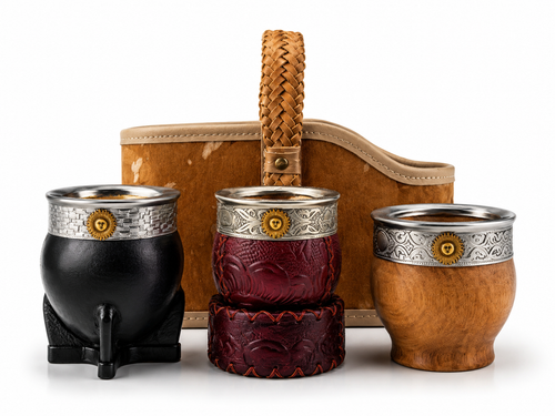 Terrava Algarrobo Wood Mate Cup | Handmade Argentine Mate & Bombilla