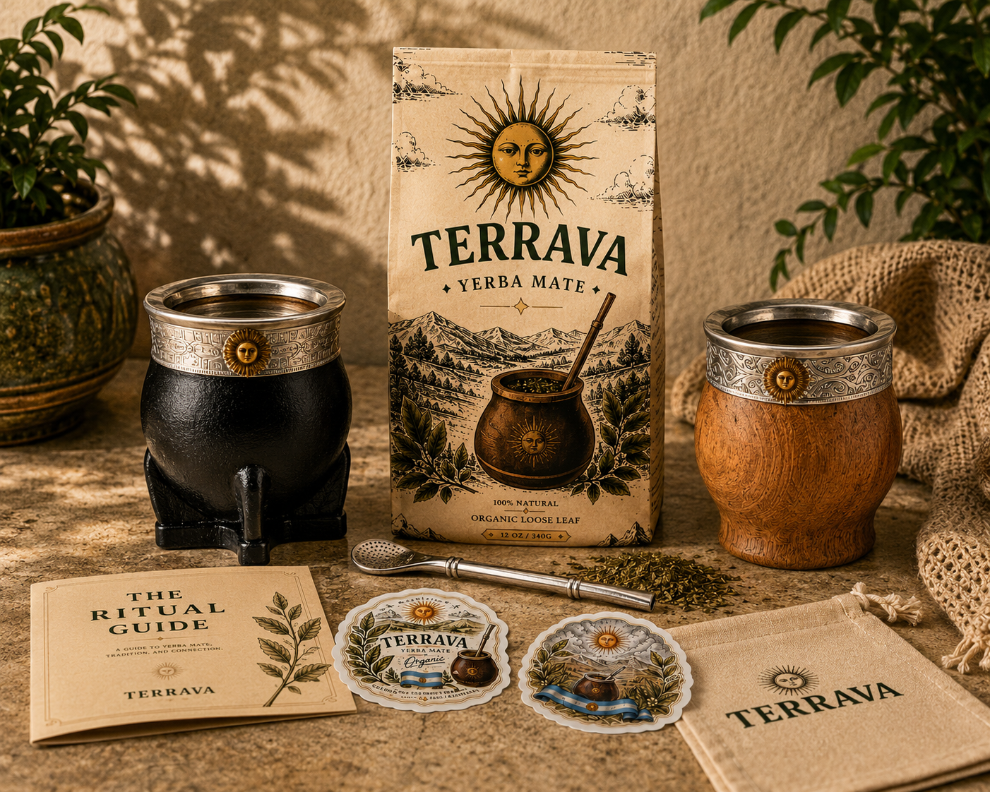Terrava Ritual Starter Kit (Mate, Yerba & Bombilla)